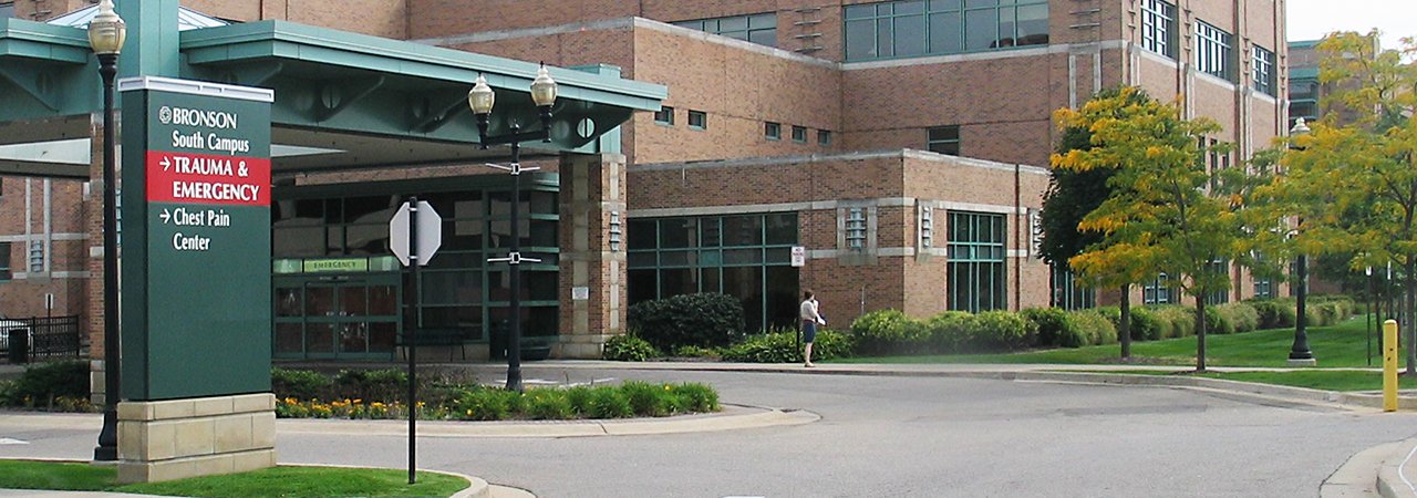 Street View of Bronson Methodist Emergency and Trauma Department.